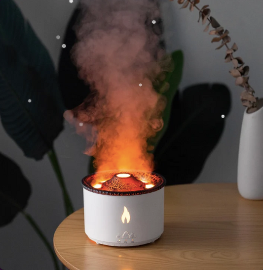 Volcano Night Lamp Essential Oil Diffuser, 360ml Aromatherapy Diffuser, Air Humidifier