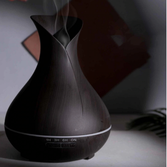 Black Color Electric Diffuser for Home Fragrance Essential Oil Aroma Colour Changing Lights 200ML Water Capacity