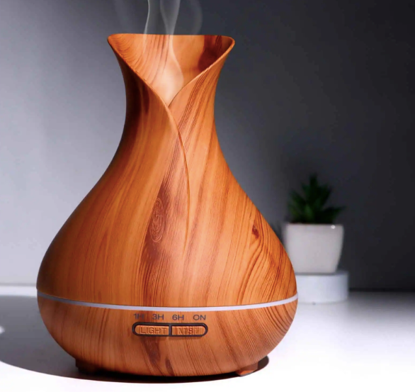 Brown Electric Diffuser for Home Fragrance Essential Oil